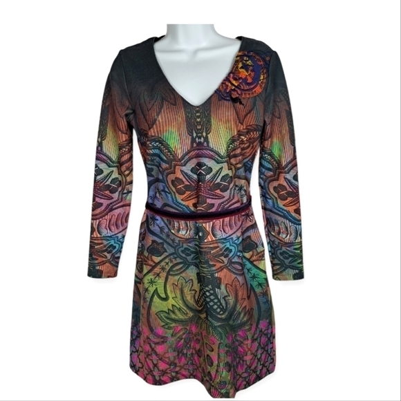 Desigual Dresses & Skirts - Desigual Tenfort Ponte  Bohemian Dress Womens‎